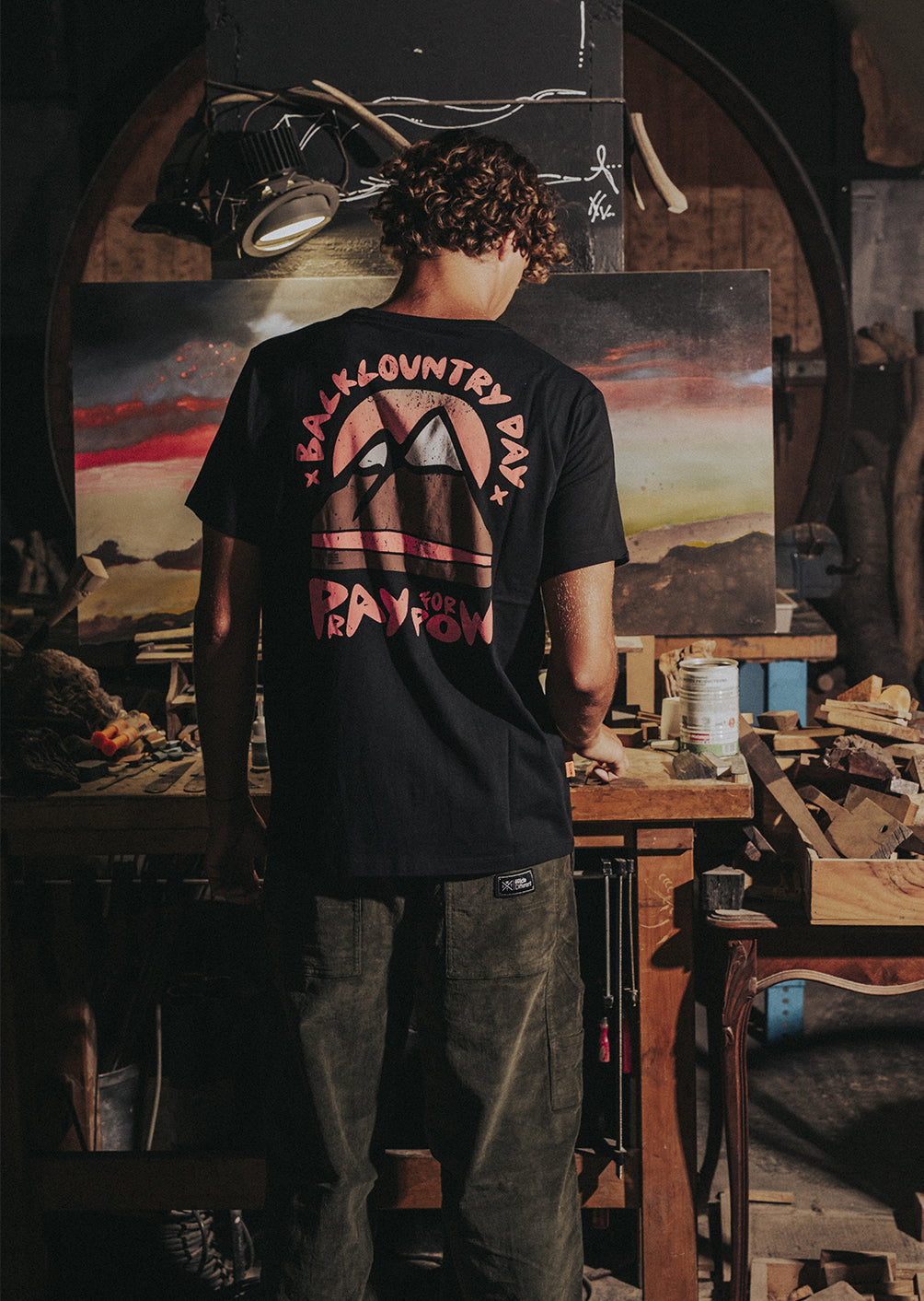 T-Shirt Pow – Full Black