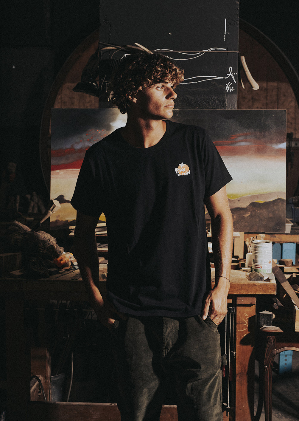 T-shirt Pow - Full Black