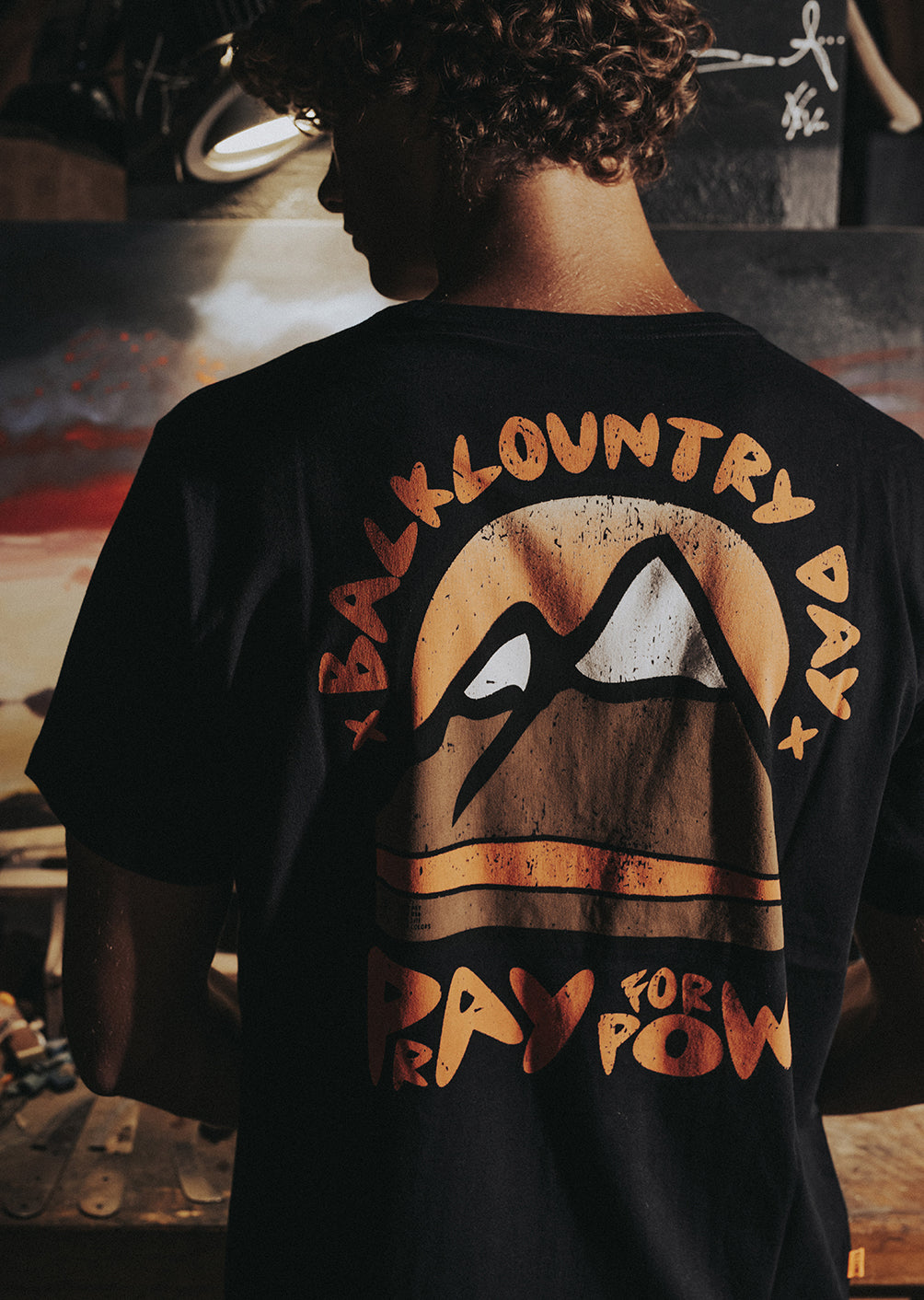 T-shirt Pow - Full Black