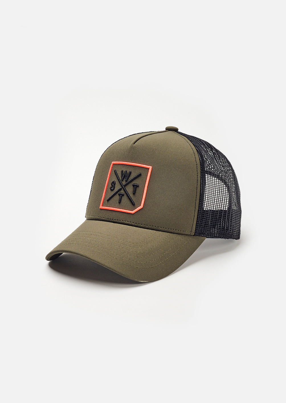 Casquette R-Miami - Kaki / Fluo Orange