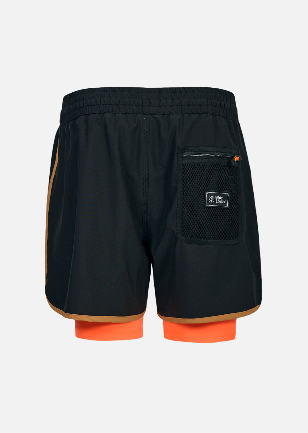Short de bain R-Us - Black / Brown