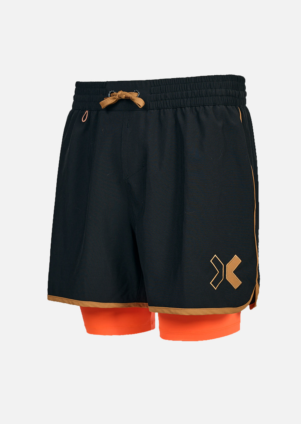 Short de bain R-Us - Black / Brown