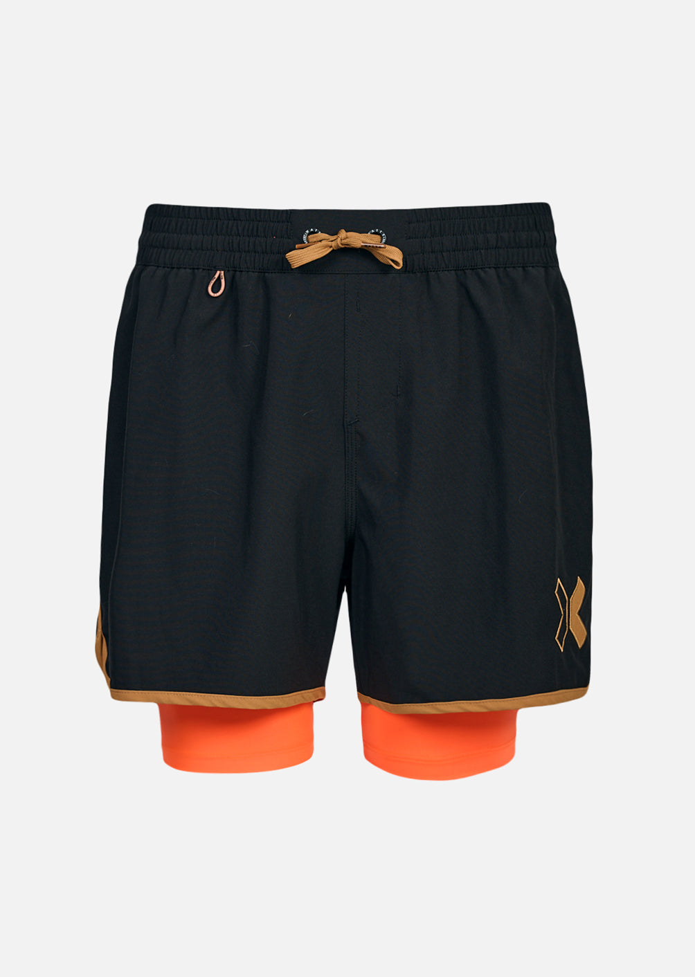 Short de bain R-Us - Black / Brown