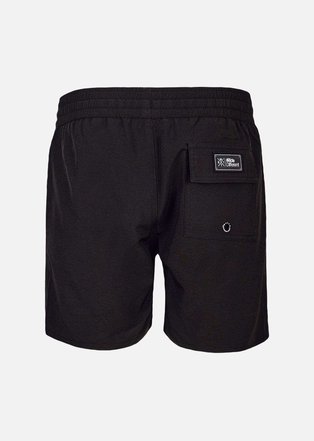 R-Xmalibu Swim Shorts – Black / Fluorescent Orange