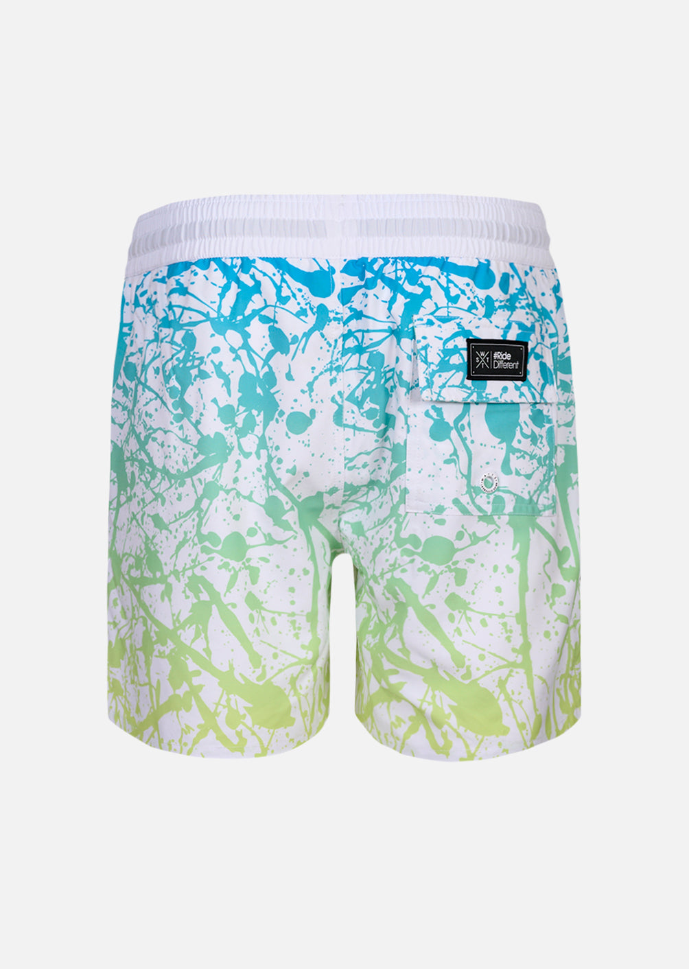 R-Sunrise Swim Shorts - Dripping Blue / Green