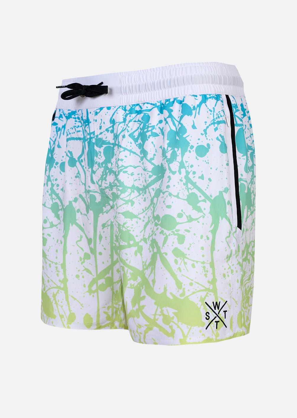 R-Sunrise Swim Shorts - Dripping Blue / Green