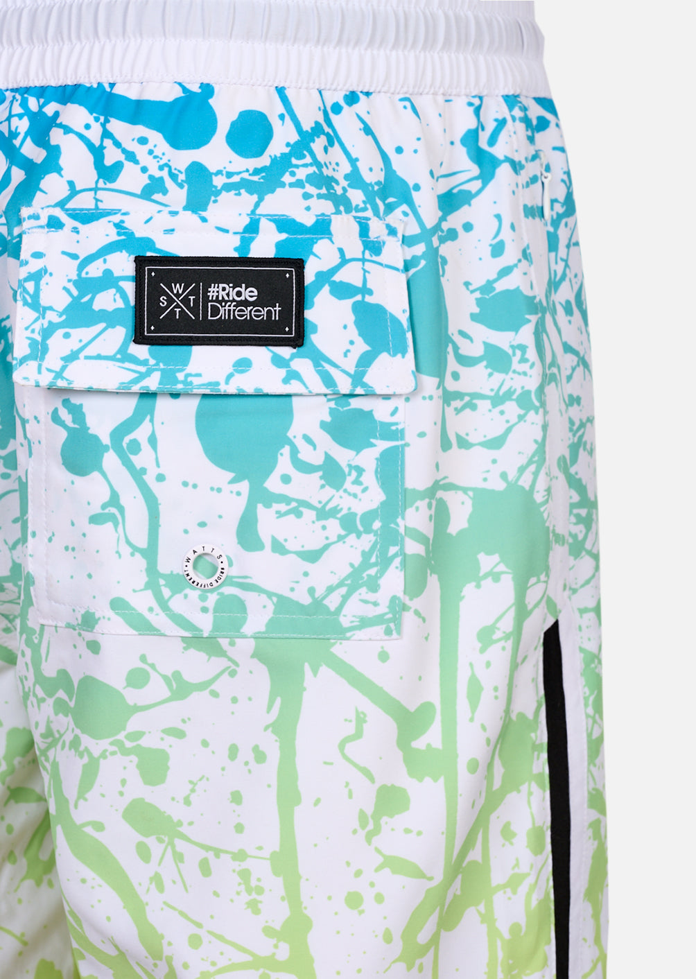 R-Sunrise Swim Shorts - Dripping Blue / Green