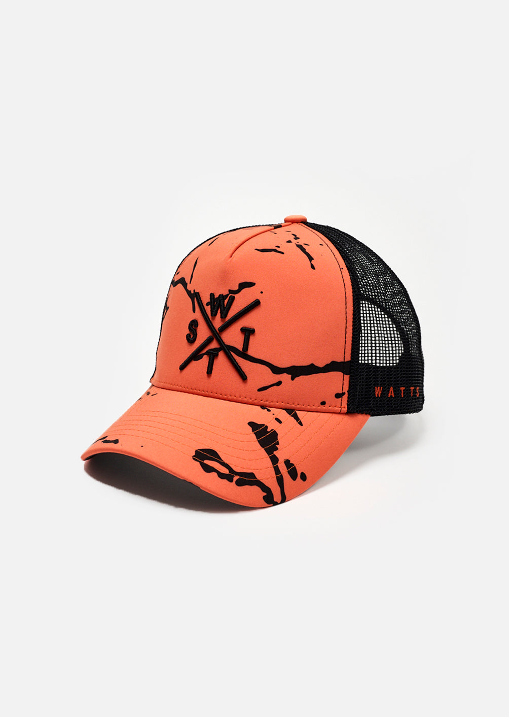 Cap R-Tribe - Minimal Camo Korallenorange