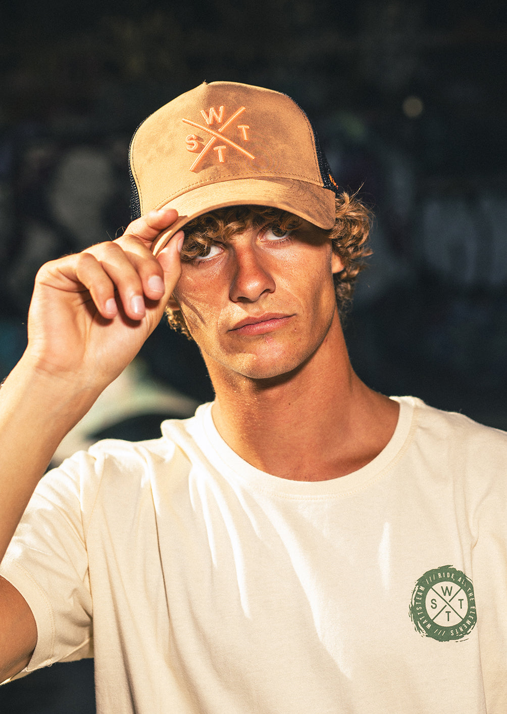 Casquette R-Tribe - Acid Wash Brown