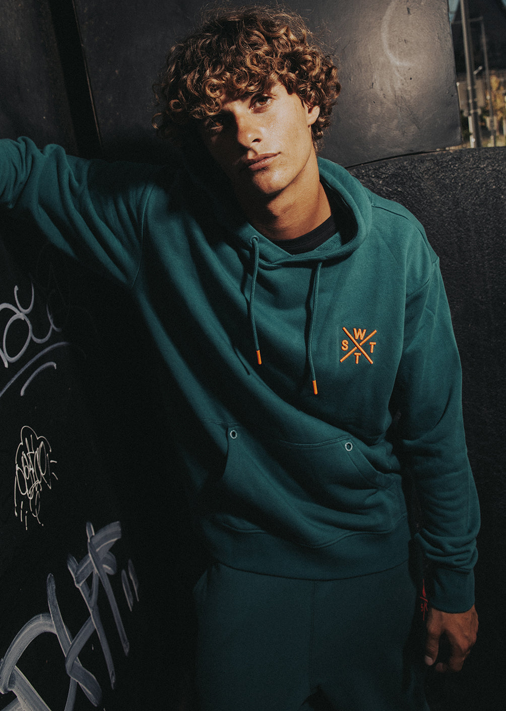 Sprays Hoodie - Bayberry