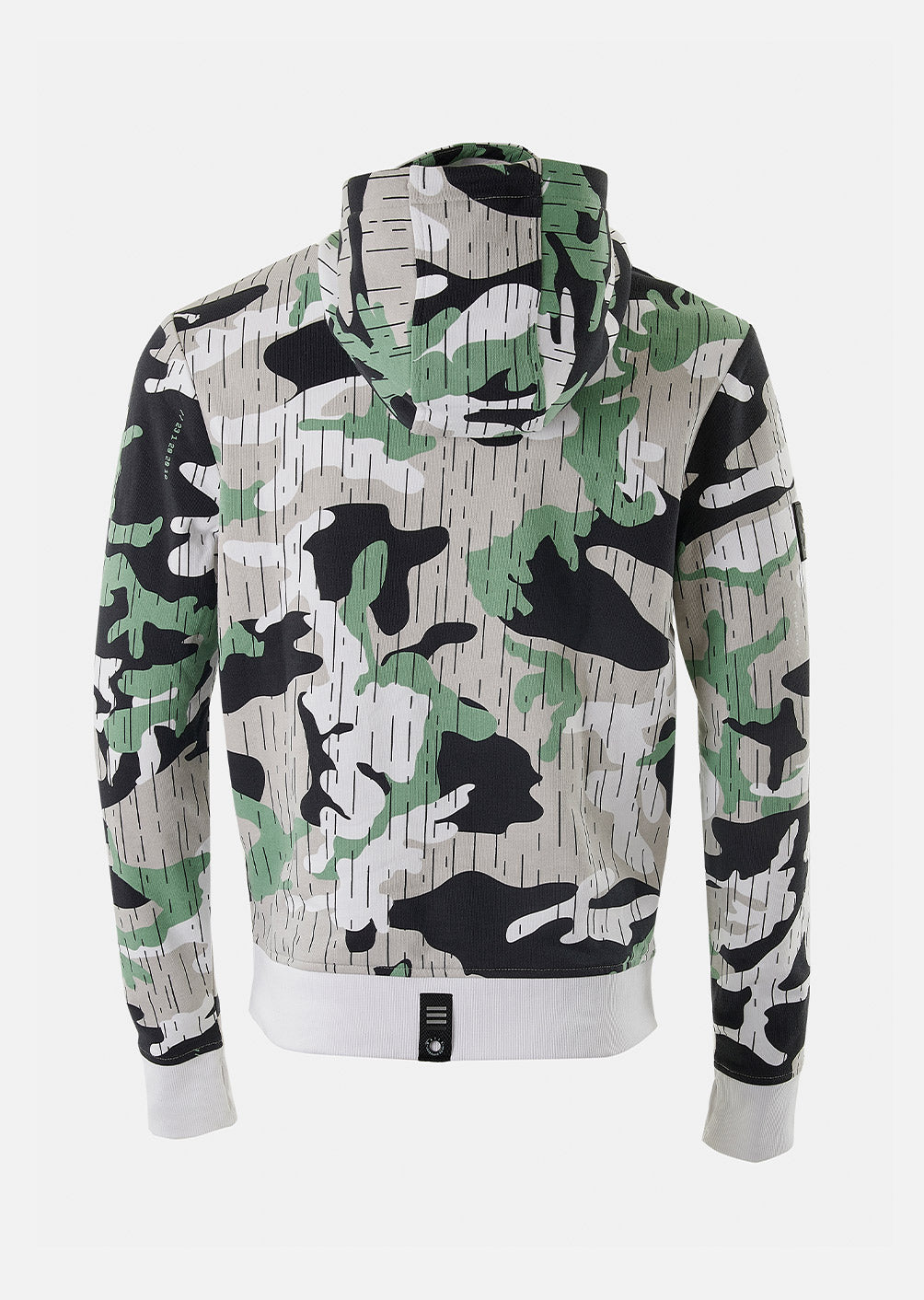 Junior Spray Hoodie – Salbeigrüner Aufdruck