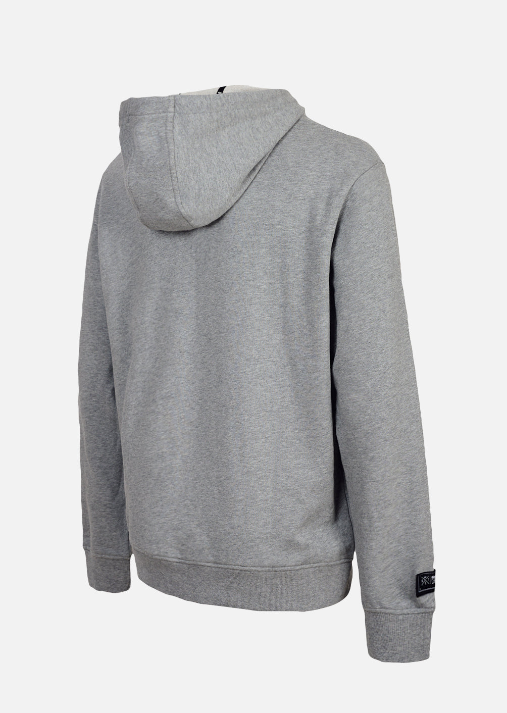 Spray Hoodie - Medium Misty Grey / Orange