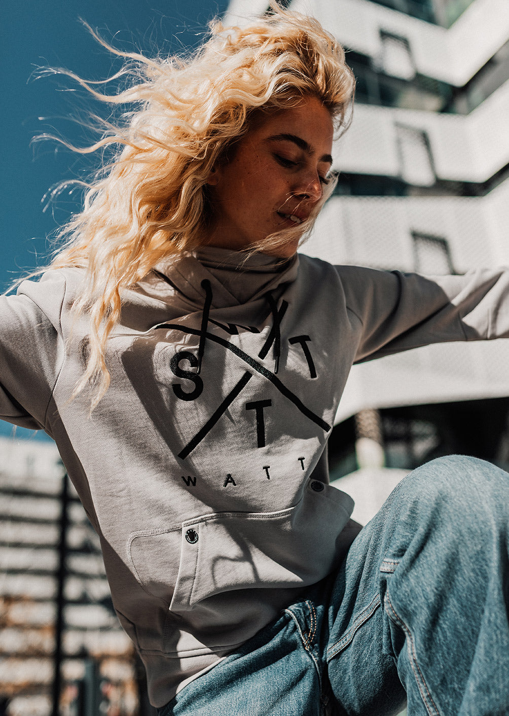 Sweat Spray - Gris Carbone Tie and Dye