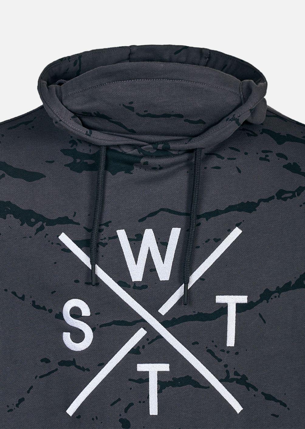Sweat à capuche Spray - Minimal Camo Dark Iron