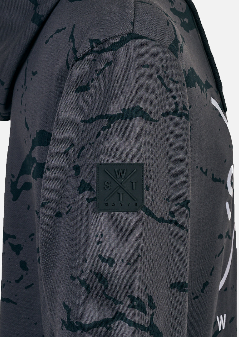 Sweat à capuche Spray - Minimal Camo Dark Iron