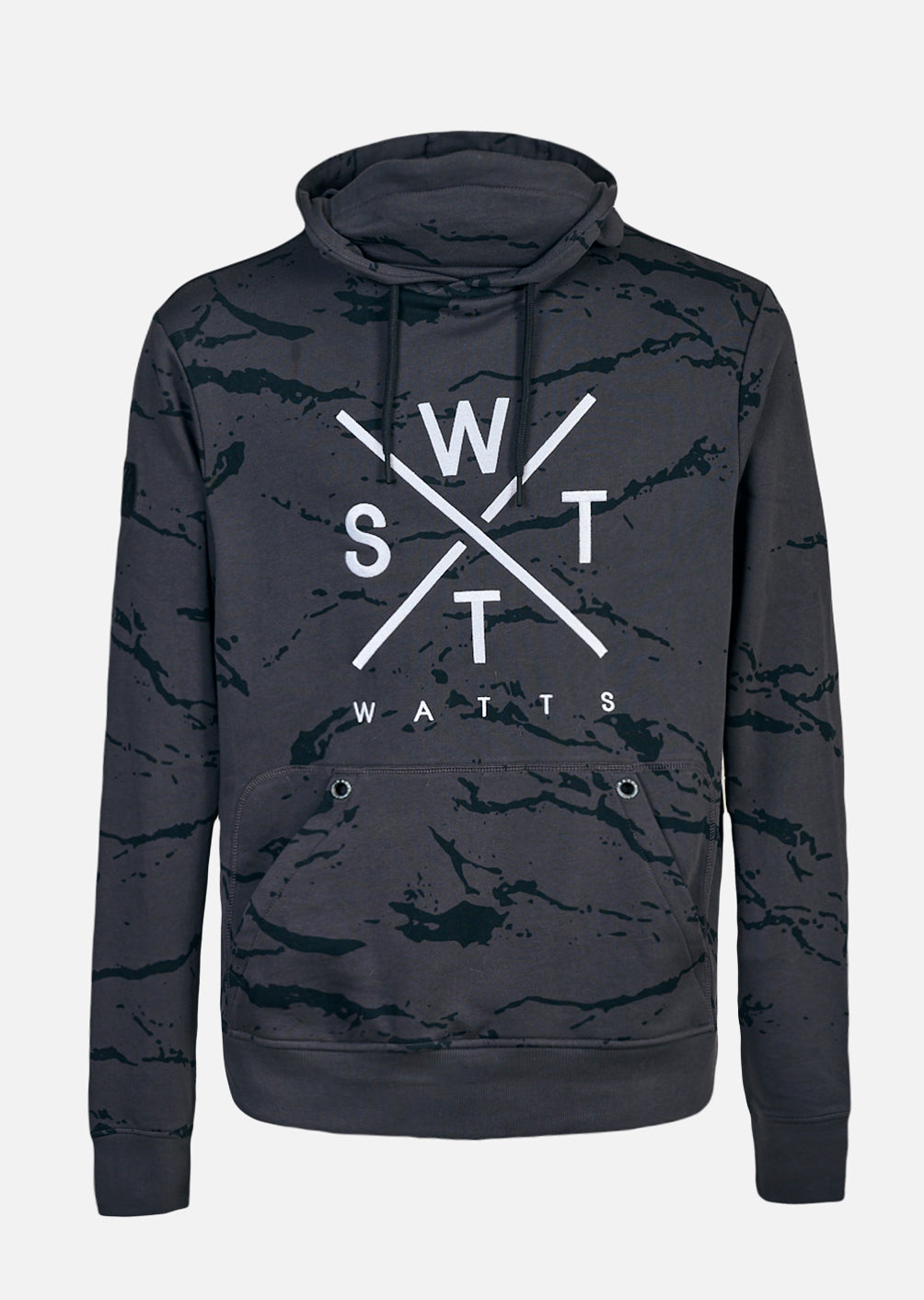 Sweat à capuche Spray - Minimal Camo Dark Iron