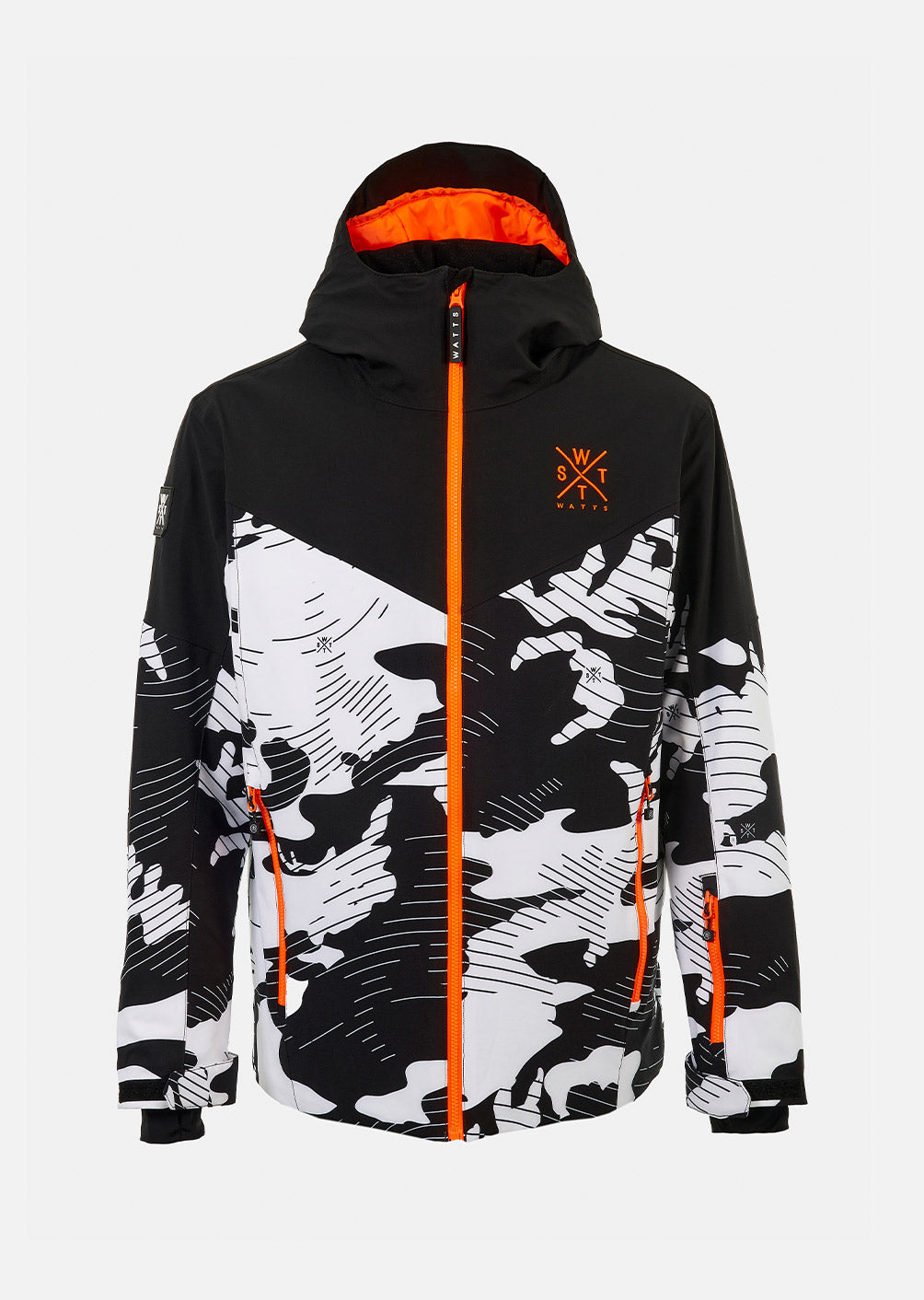 Veste de ski Storm - Camouflage Blanc & Noir
