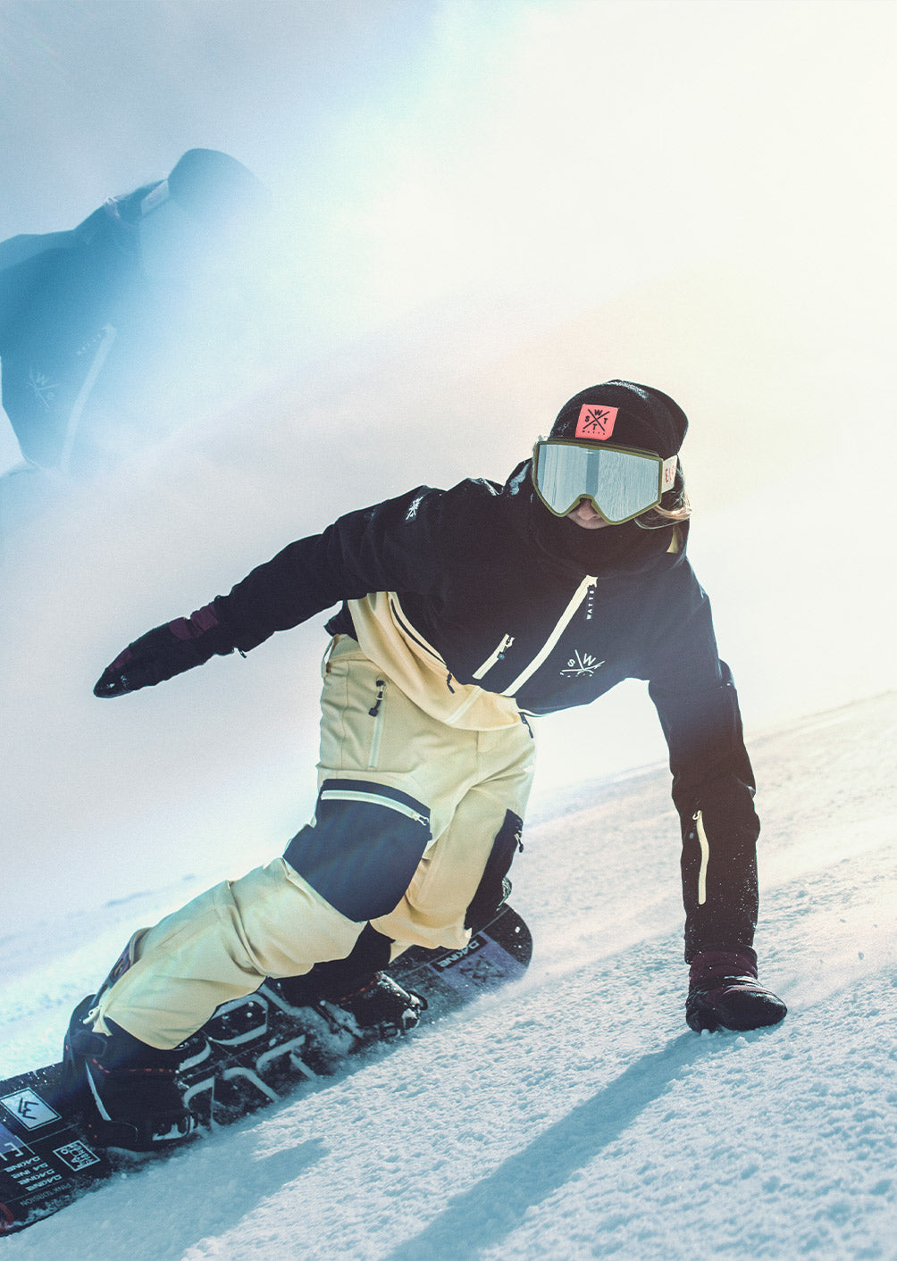 Skijacke Summit – Pastellgelb