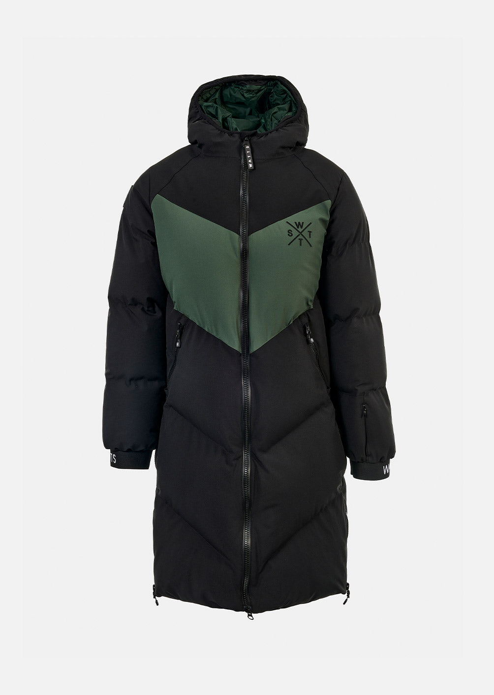 Veste de ski Sweet - Noir et Vert Sapin