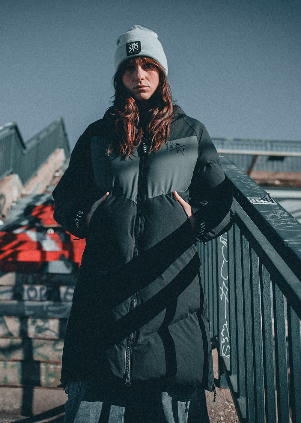 Veste de ski Sweet - Noir et Vert Sapin