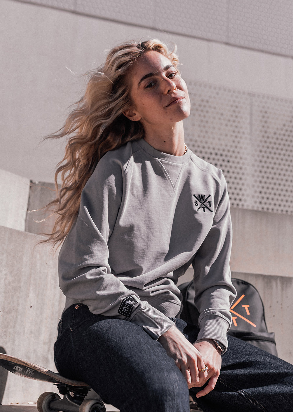 Sweat Switch-S - Gris Carbone Tie and Dye