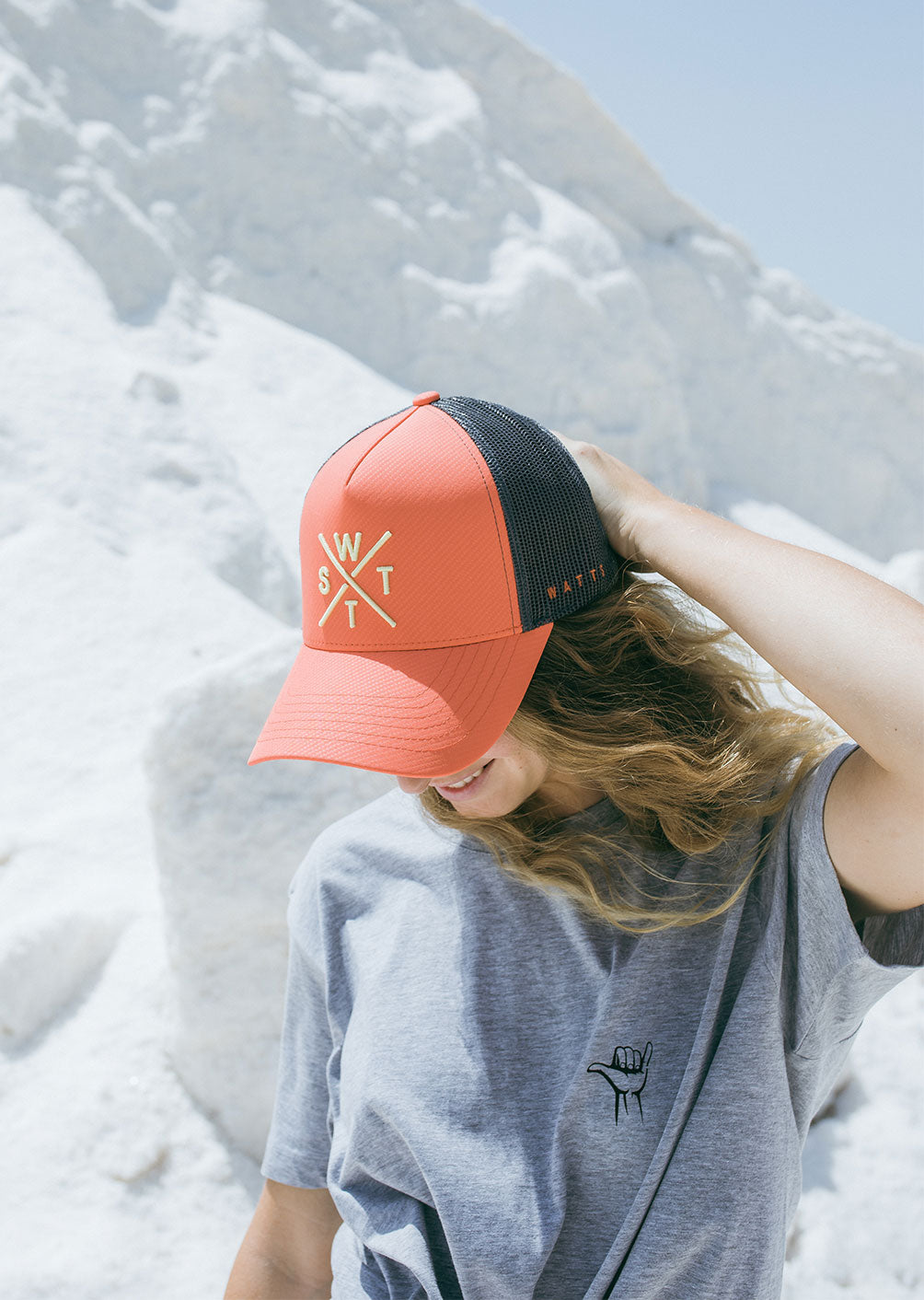 Casquette Tribe - Corail