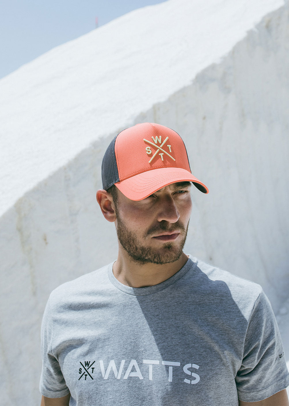 Casquette Tribe - Corail