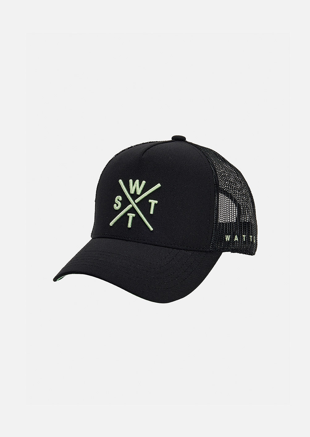 Casquette Tribe - Noir et Vert Pastel