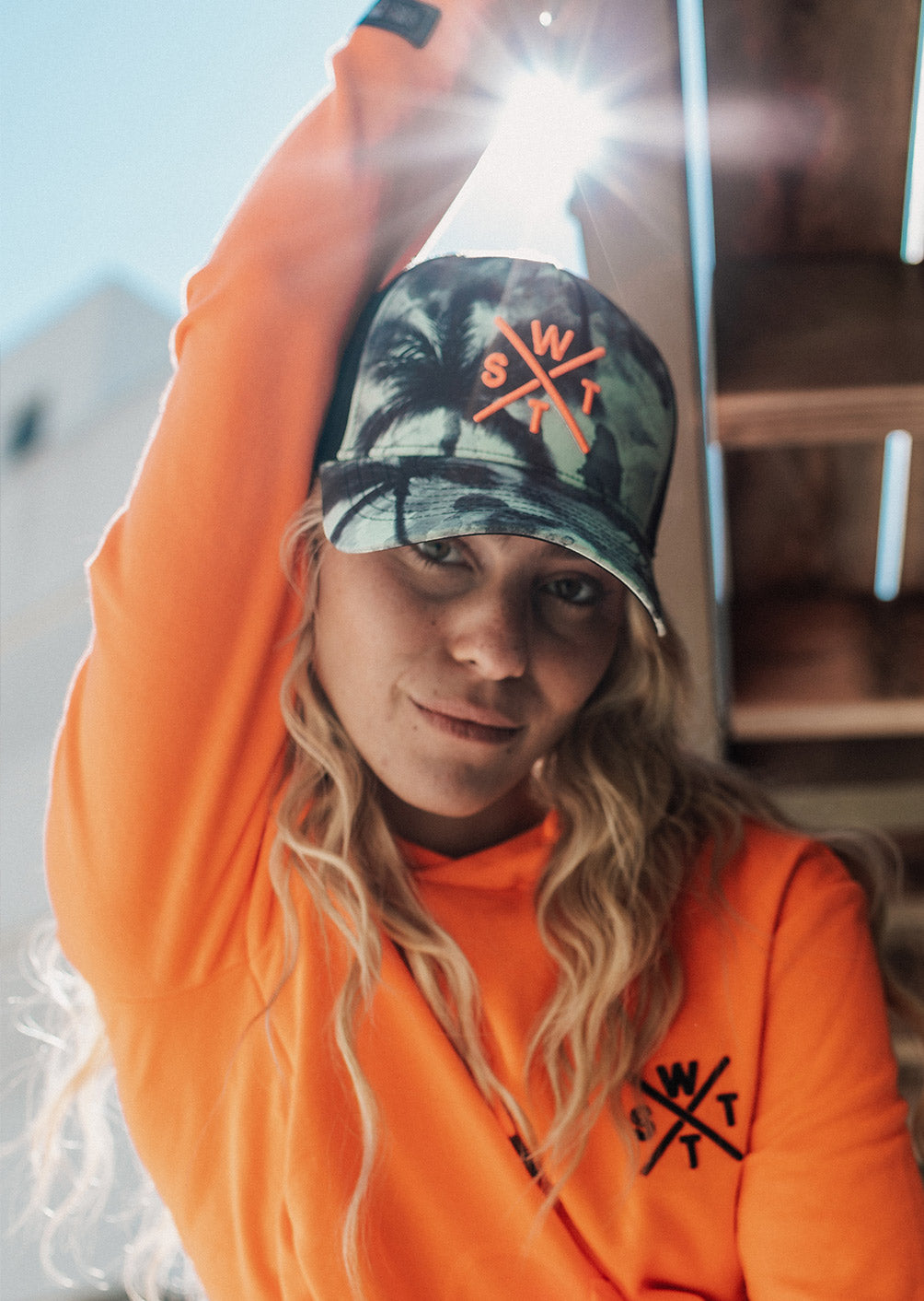 Tribe Cap - Wasserpalmengrüner Druck