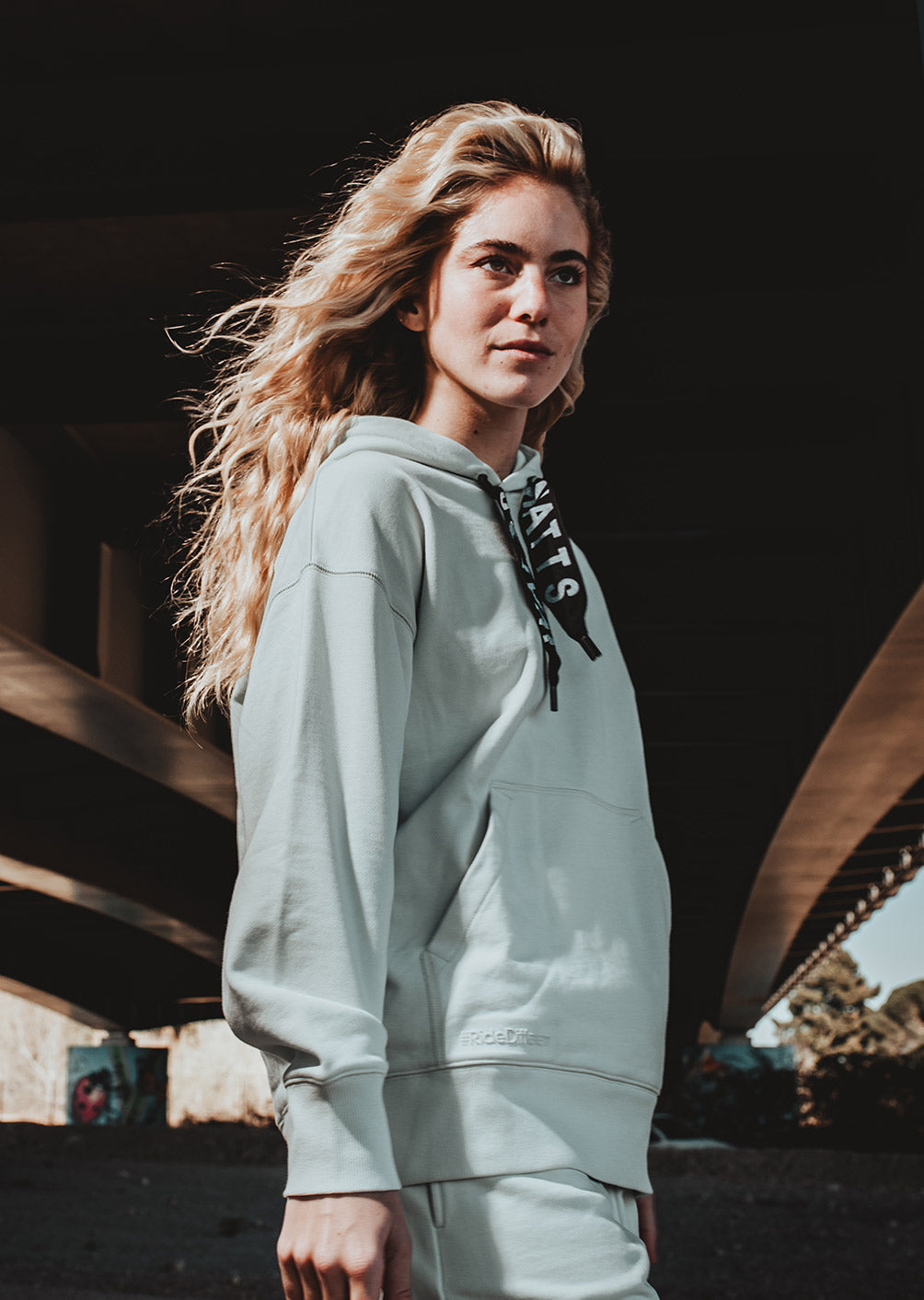 Sweat à capuche Tyers - Vert Clair