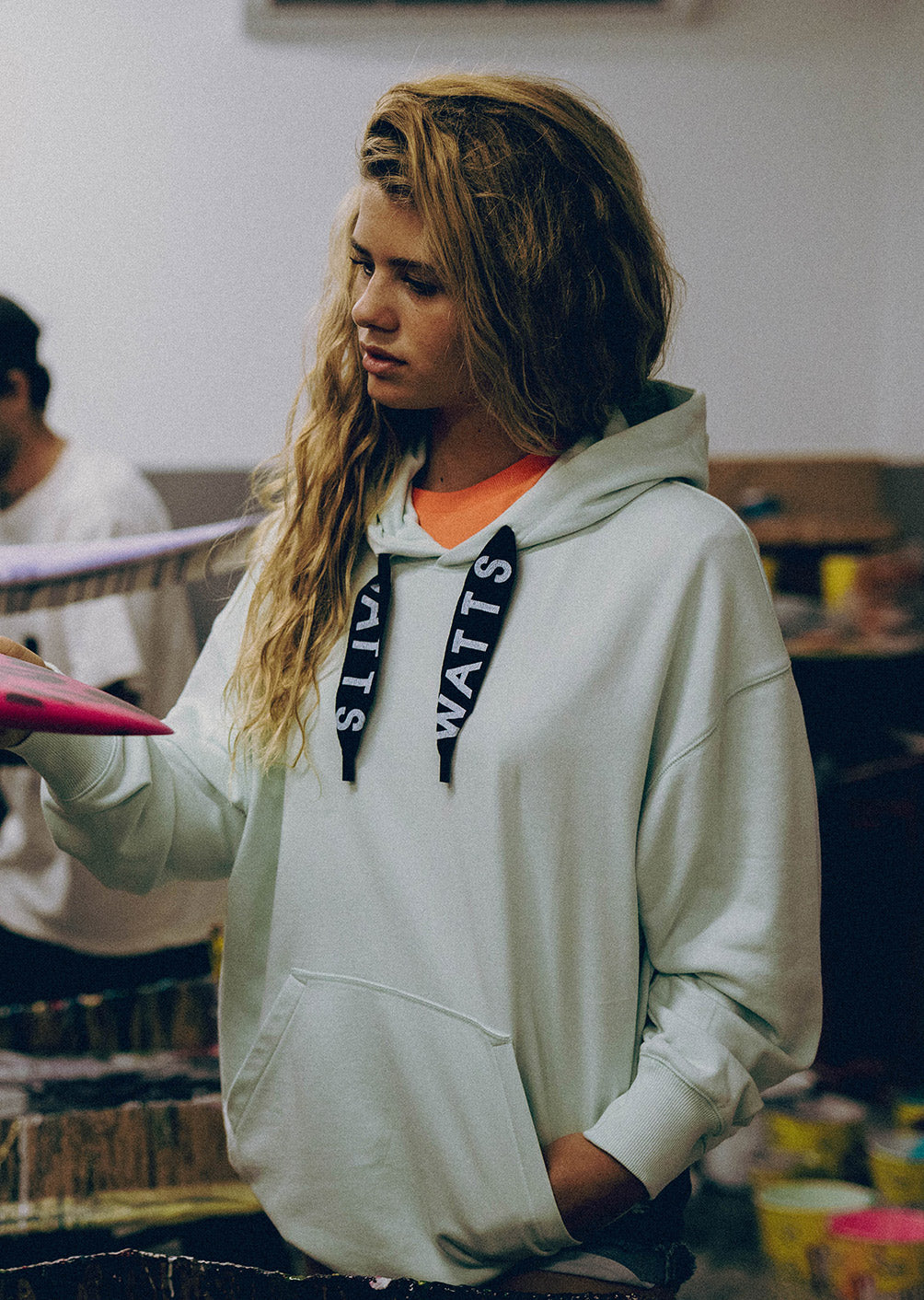 Sweat à capuche Tyers - Vert Clair