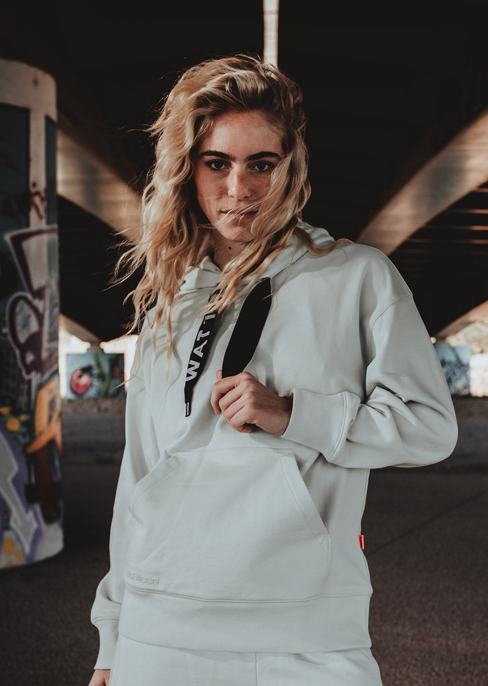 Sweat à capuche Tyers - Vert Clair