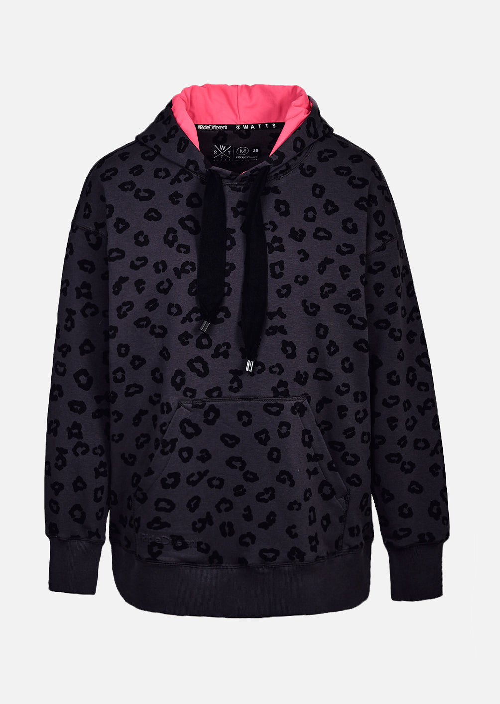 Sweat à capuche Tyers - Leopard Dark Iron