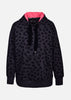 Tyers Hoodie - Dark Iron Leopard