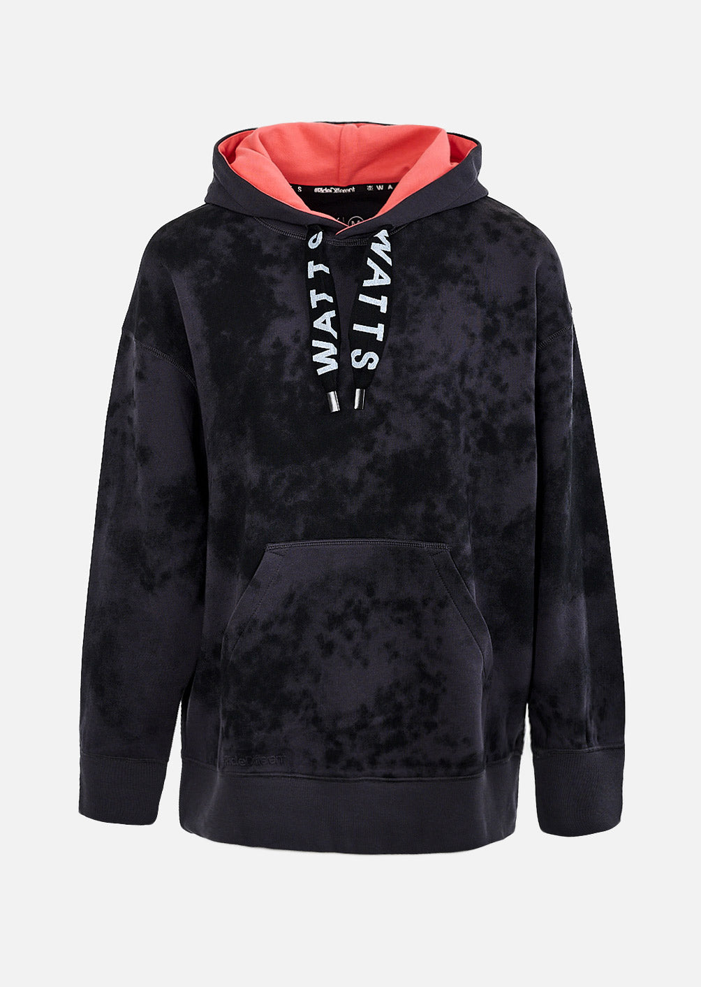 Sweat à capuche Tyers - Tie and Dye Noir