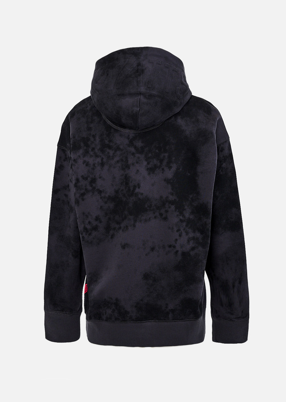 Sweat à capuche Tyers - Tie and Dye Noir
