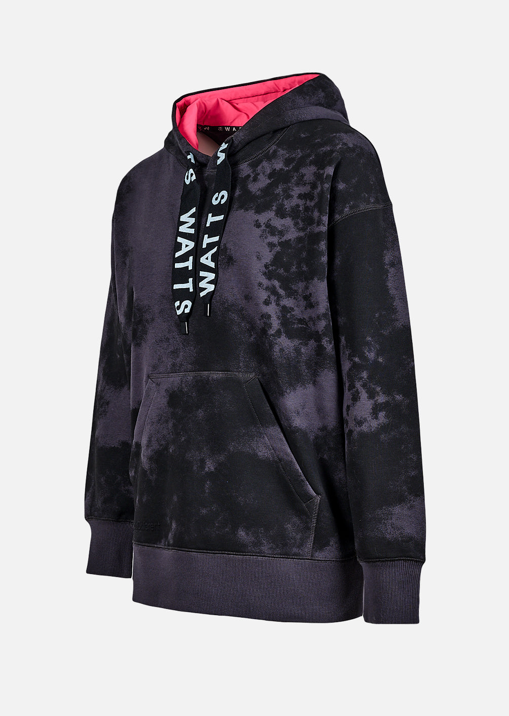 Sweat à capuche Tyers - Tie and Dye Noir