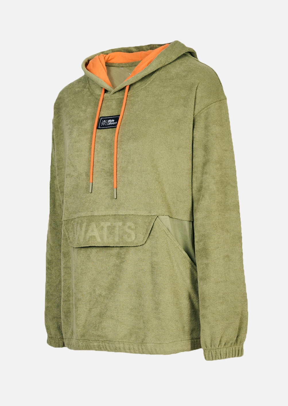 Sweat à capuche Updown - Olive