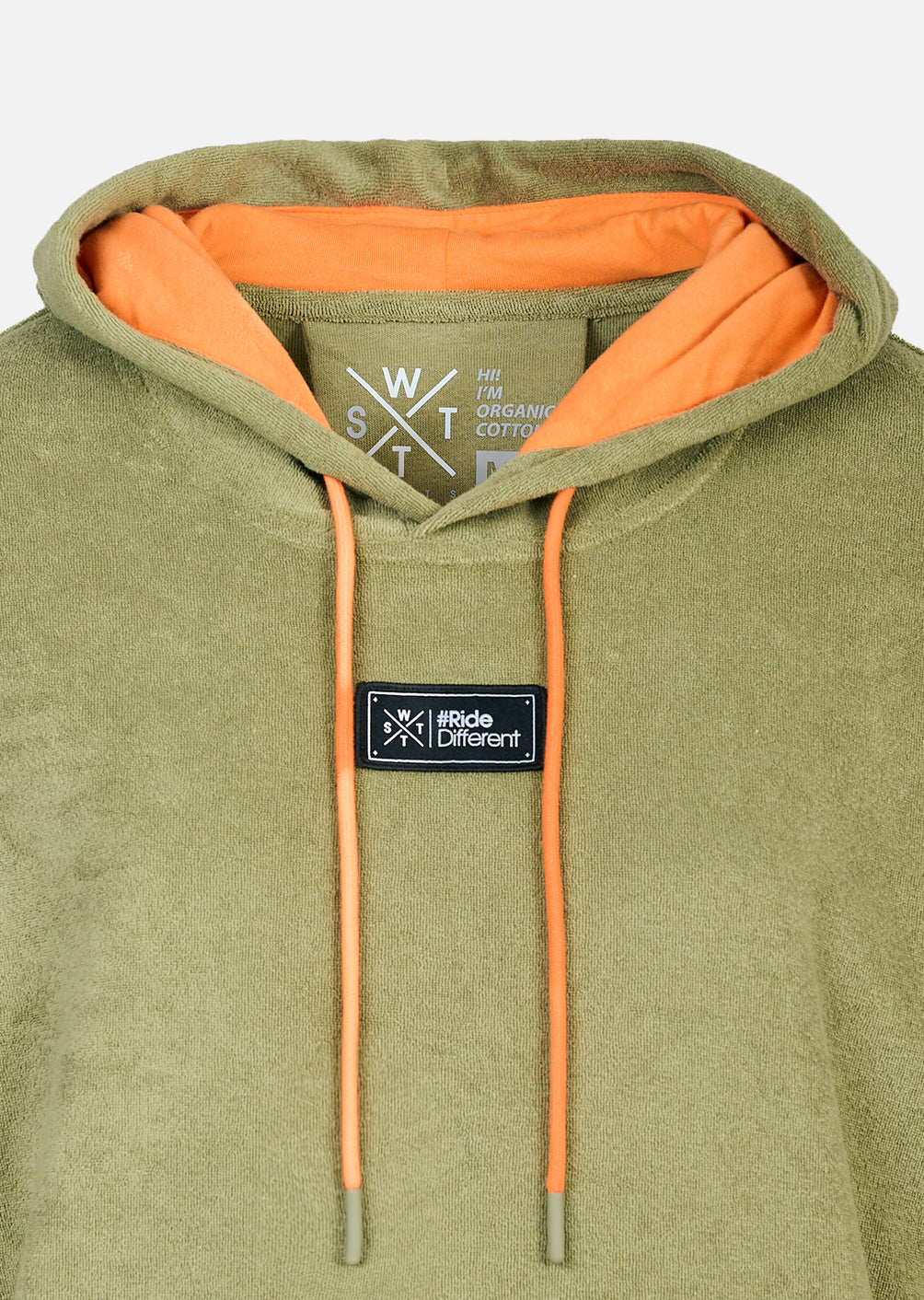 Sweat à capuche Updown - Olive
