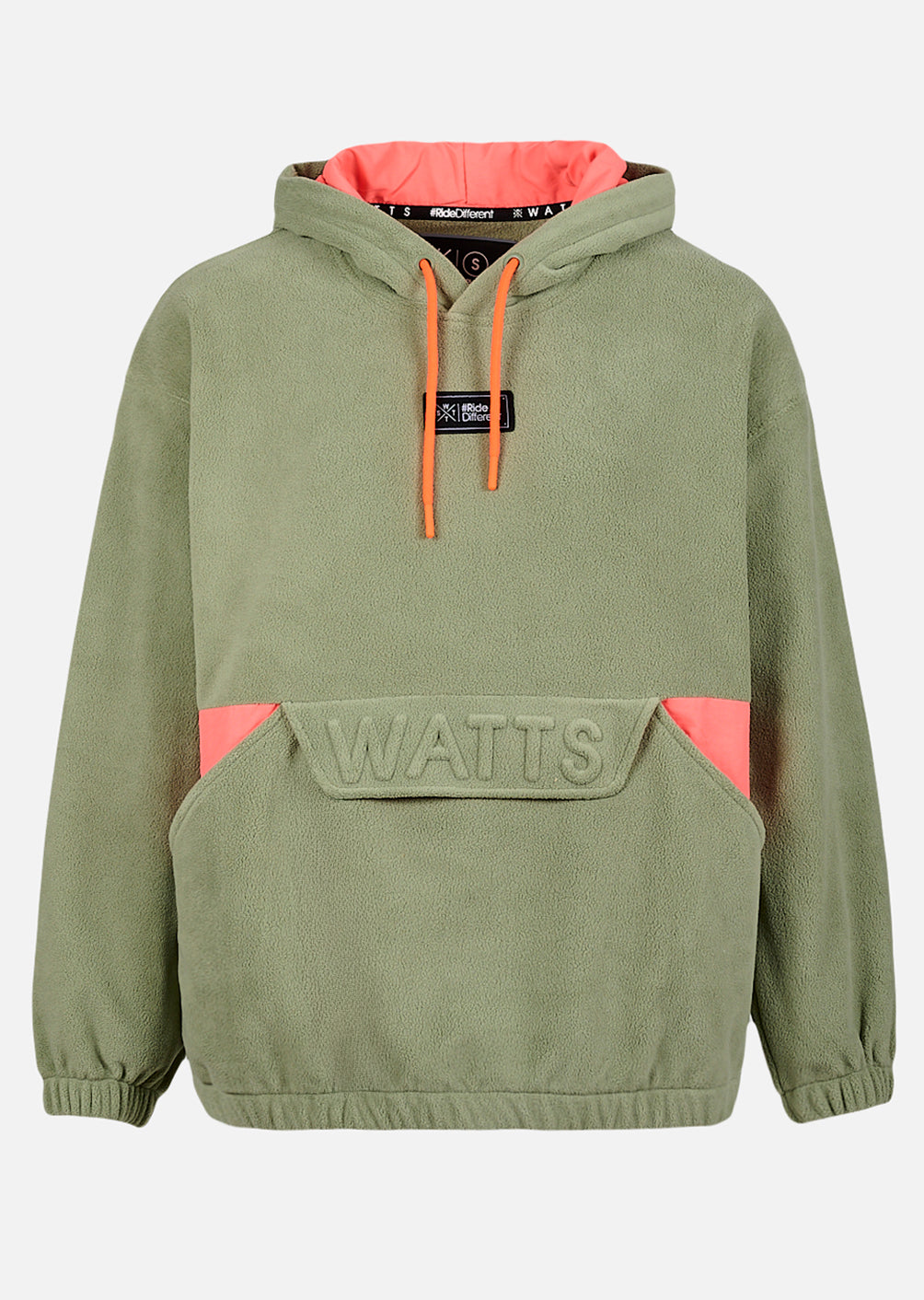 Fleece-Sweatshirt Upside – Olive