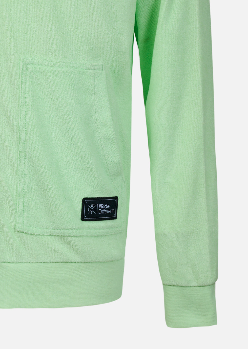 Sweat zip capuche Upward - Vert Pastel