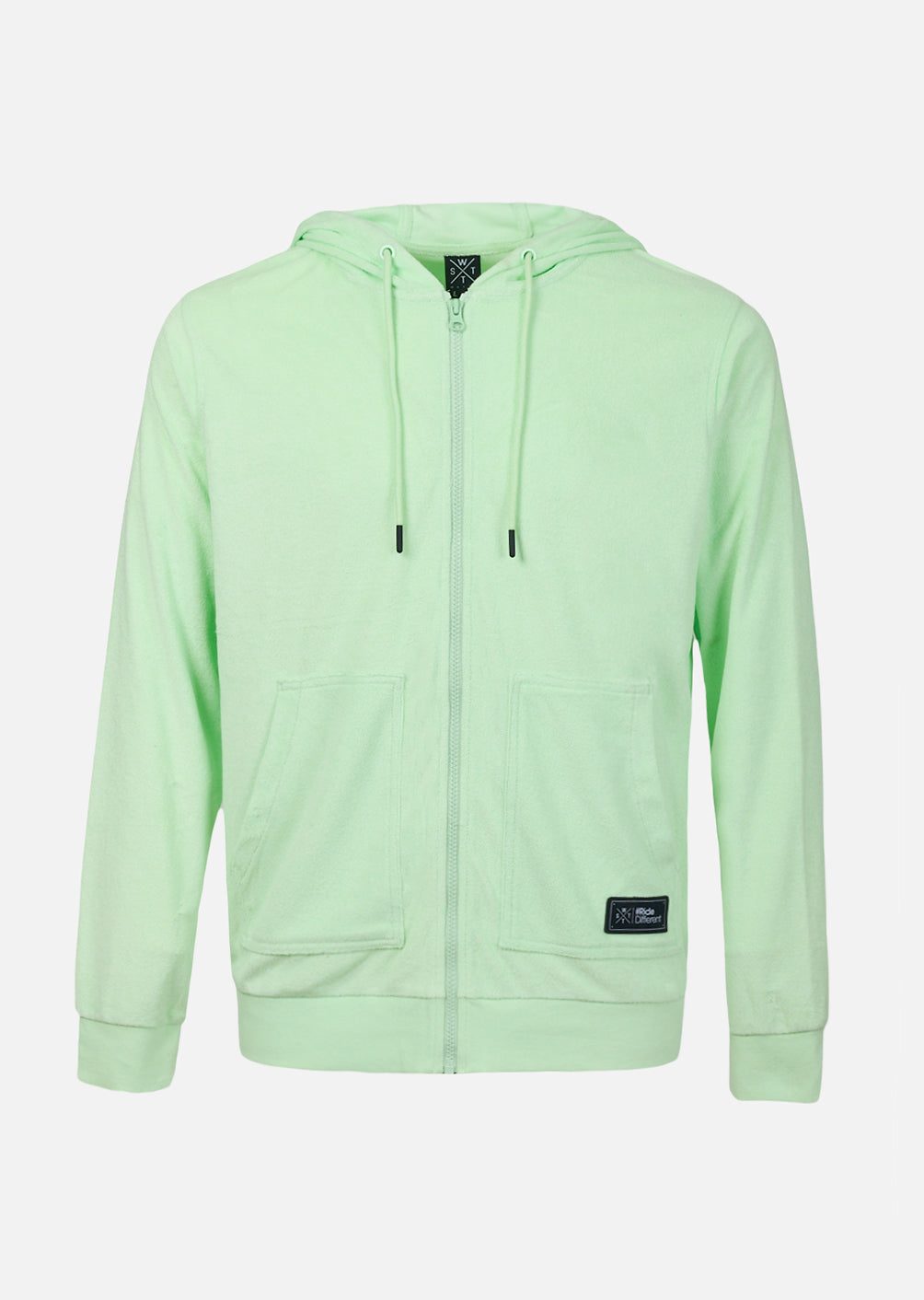Sweat zip capuche Upward - Vert Pastel