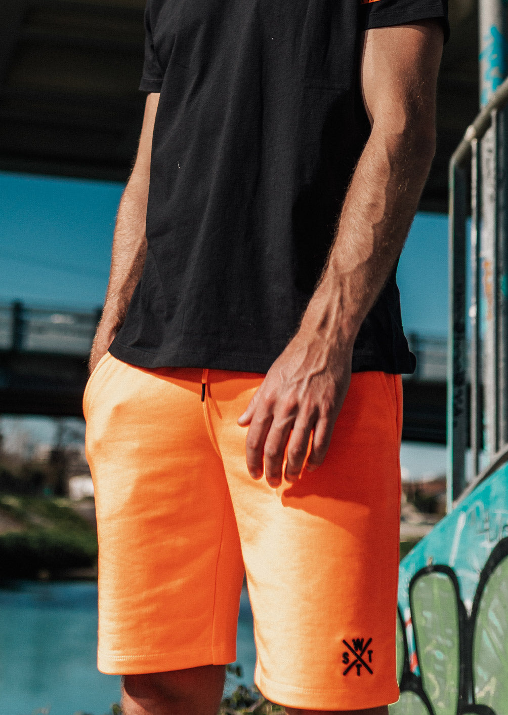 Bermuda Venices - Orange Fluo