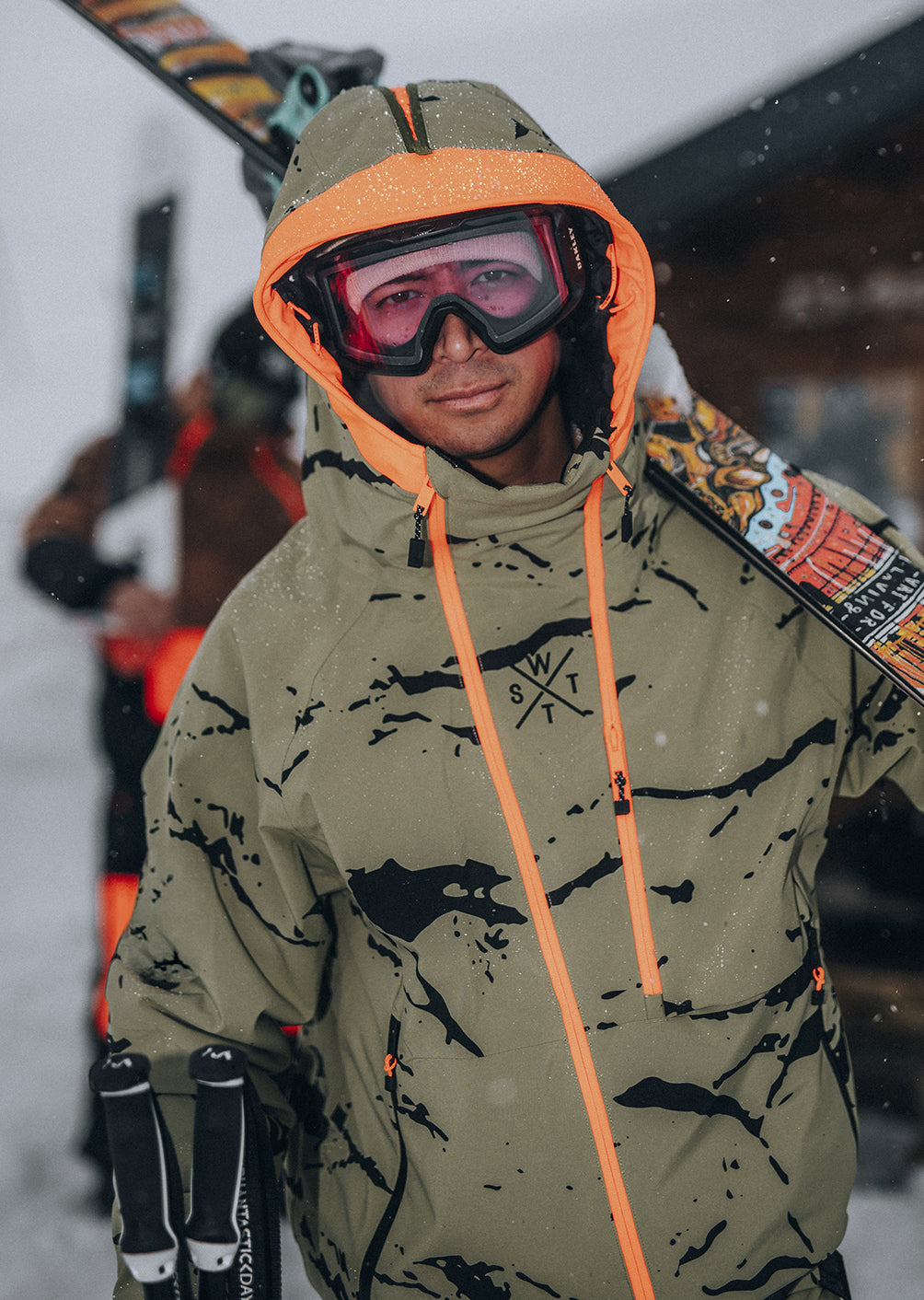 Veste de ski Venom - Minimal Camo Olive