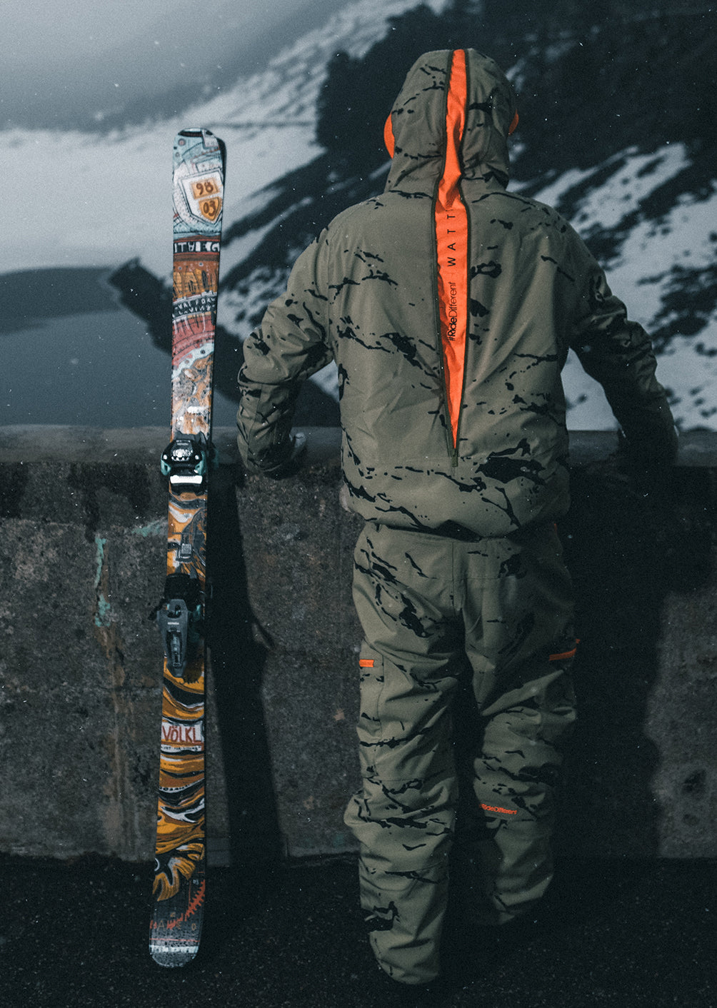 Veste de ski Venom - Minimal Camo Olive