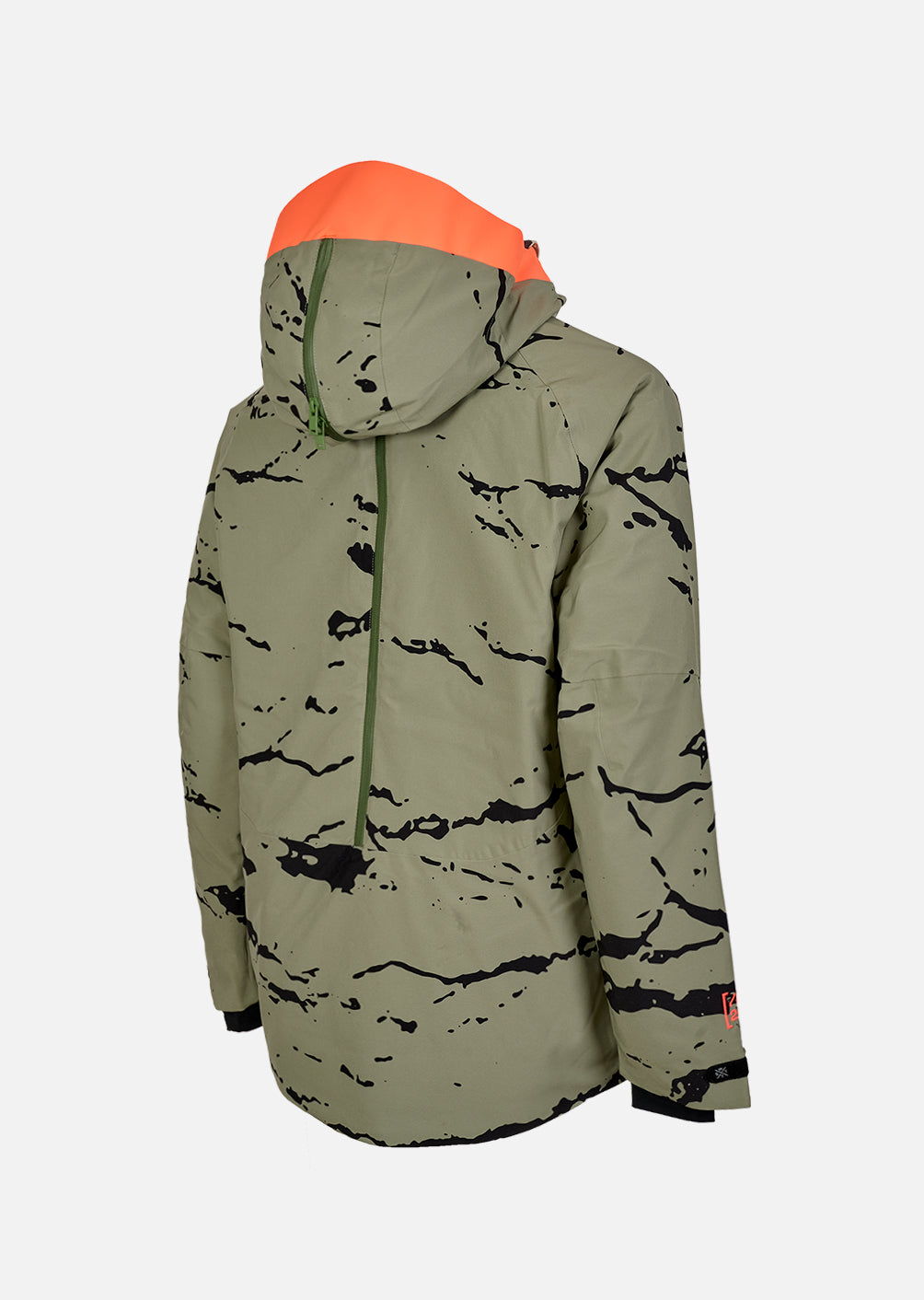 Venom Ski Jacket - Minimal Camo Olive