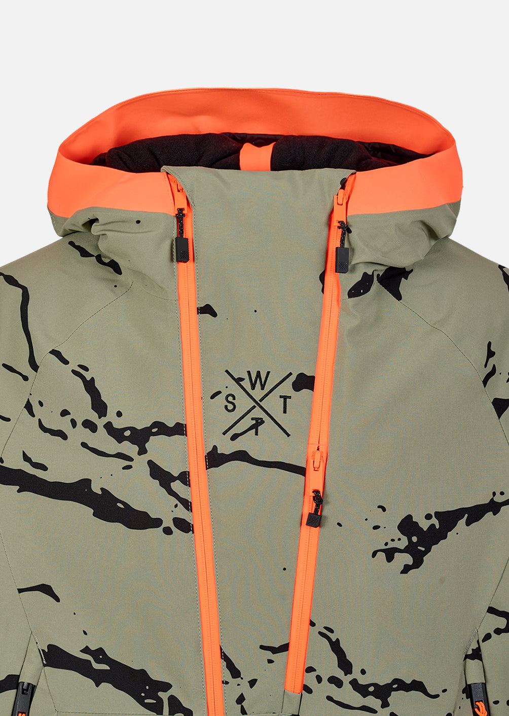 Venom Ski Jacket - Minimal Camo Olive