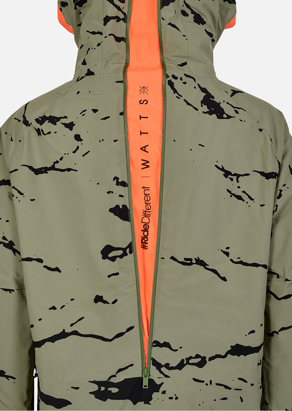 Venom Ski Jacket - Minimal Camo Olive