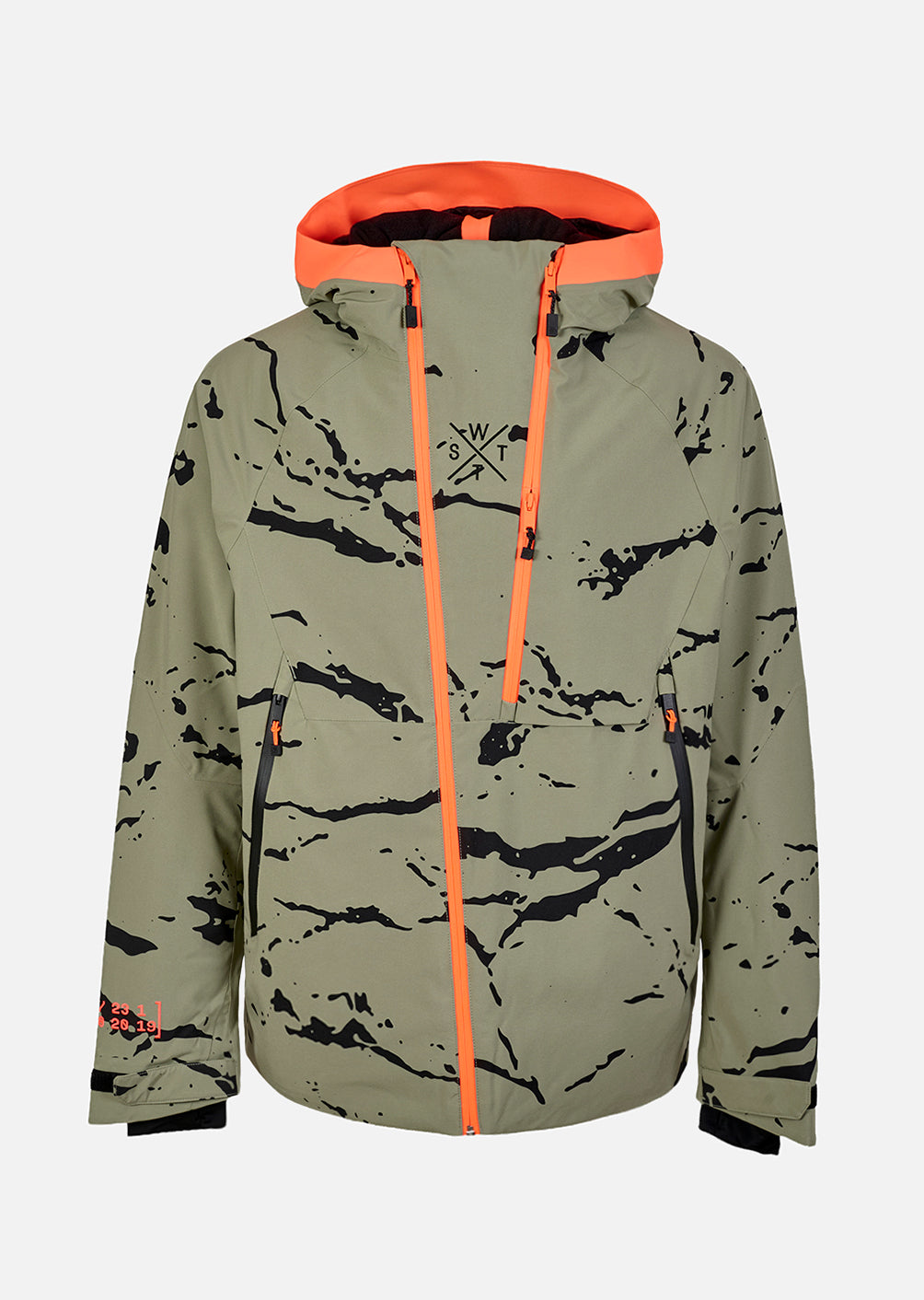 Venom Ski Jacket - Minimal Camo Olive