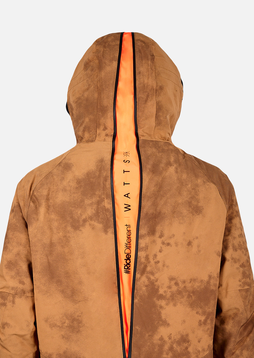 Venom Ski Jacket - Brown Tie Dye